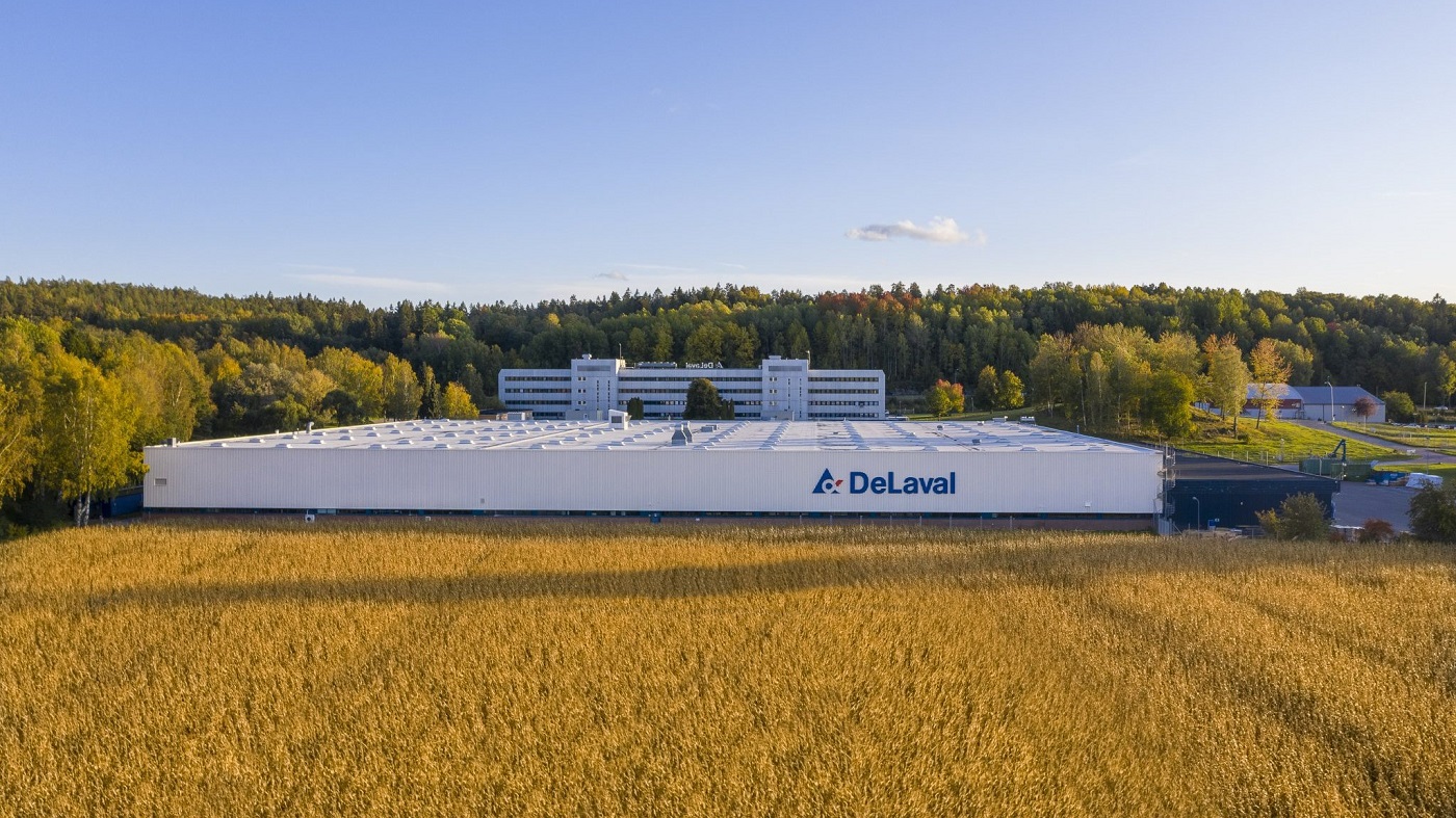 デラバルの搾乳ロボット製造工場（スウェーデン・トゥムバ）
