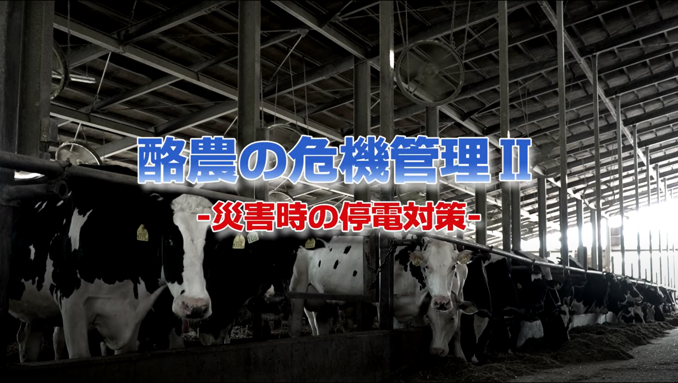 北海道が公開した停電対策動画