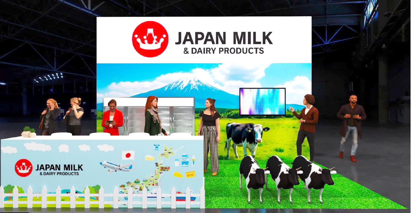 JAPAN MILK PRブースのイメージ