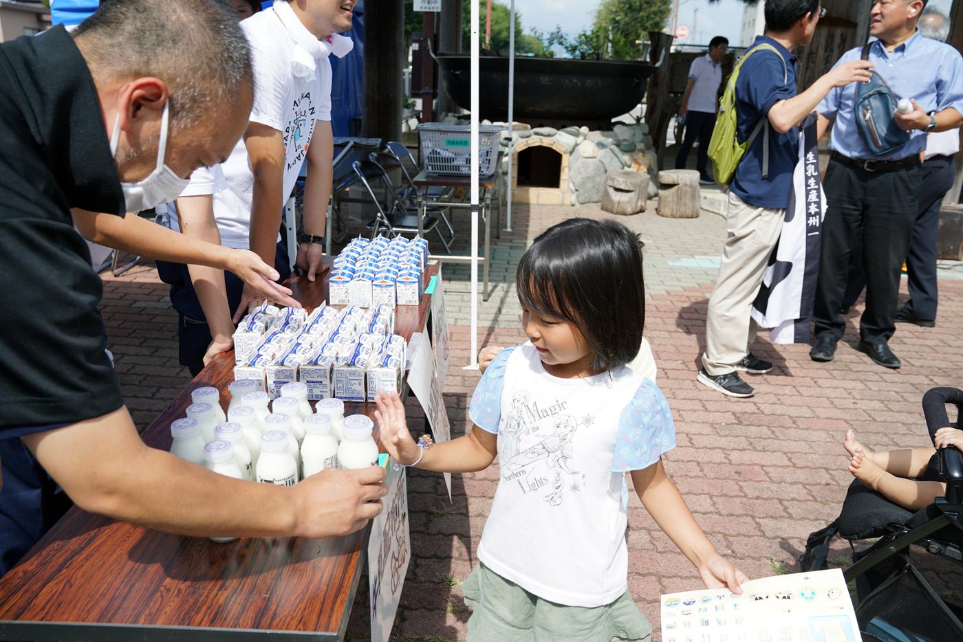 4年ぶりに開催した9月2日の「牛乳の日」イベント
