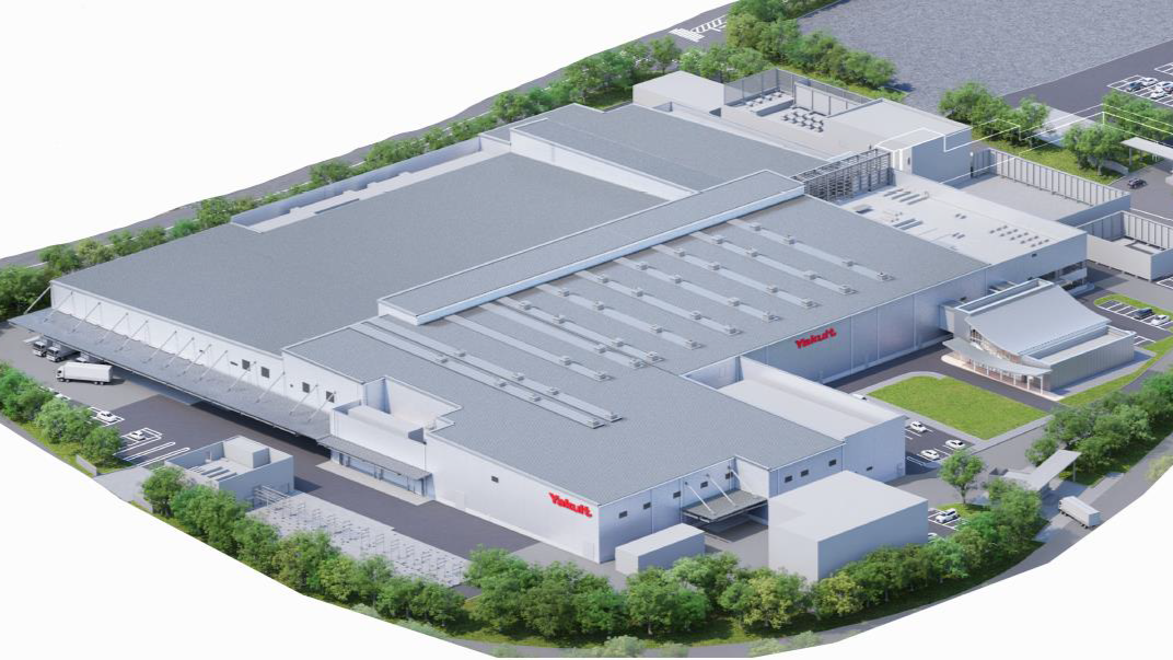 千葉ヤクルト新工場の完成予想図