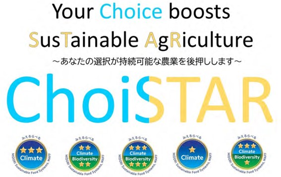 農水省が商標登録を出願している英語版のみえるらべる「ChoiSTAR（チョイスター）」