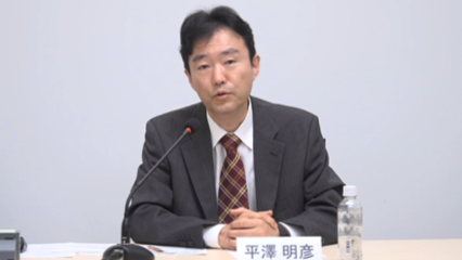 オンラインセミナーで解説する農中総研の平澤明彦理事研究員