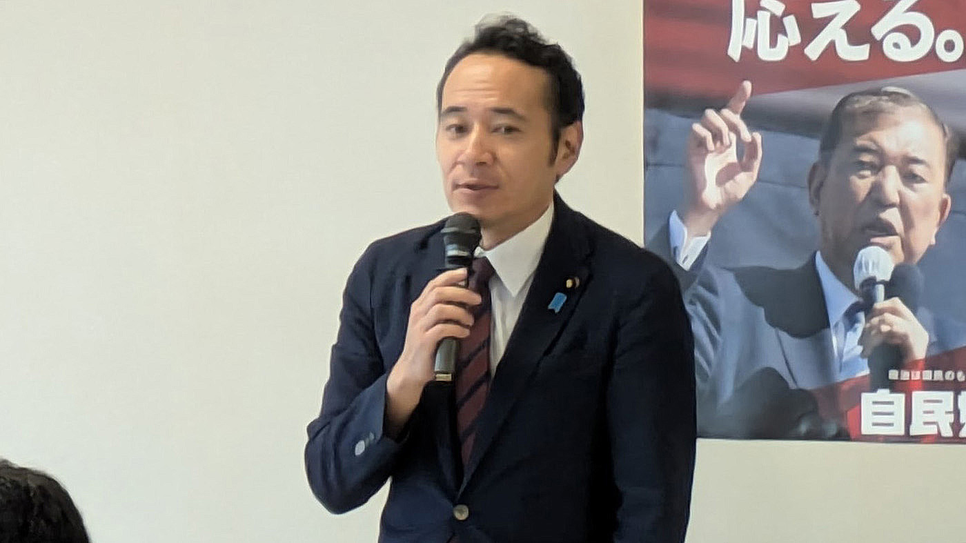 自民党の簗和生畜酪委員長