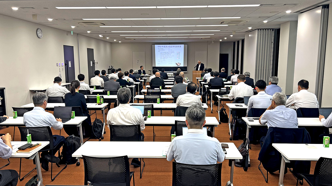 13日に開かれた日本乳容器・機器協会の総会