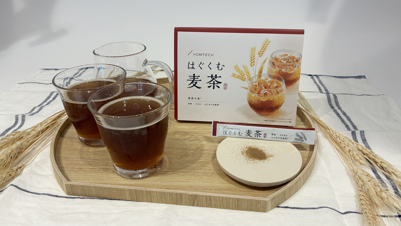 「はぴねす乳酸菌」を配合した「はぐくむ麦茶」