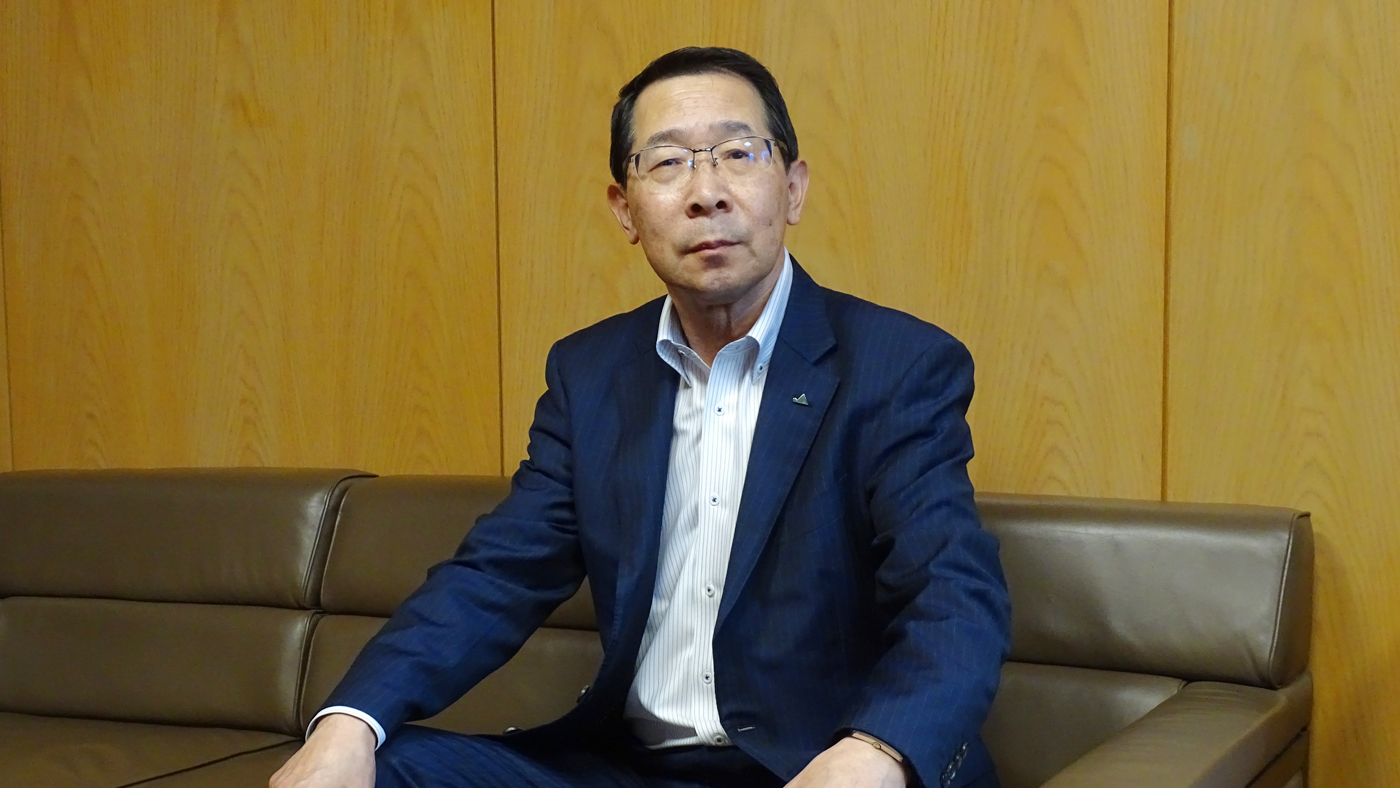 インタビューに応じる小椋茂敏北海道農協中央会副会長