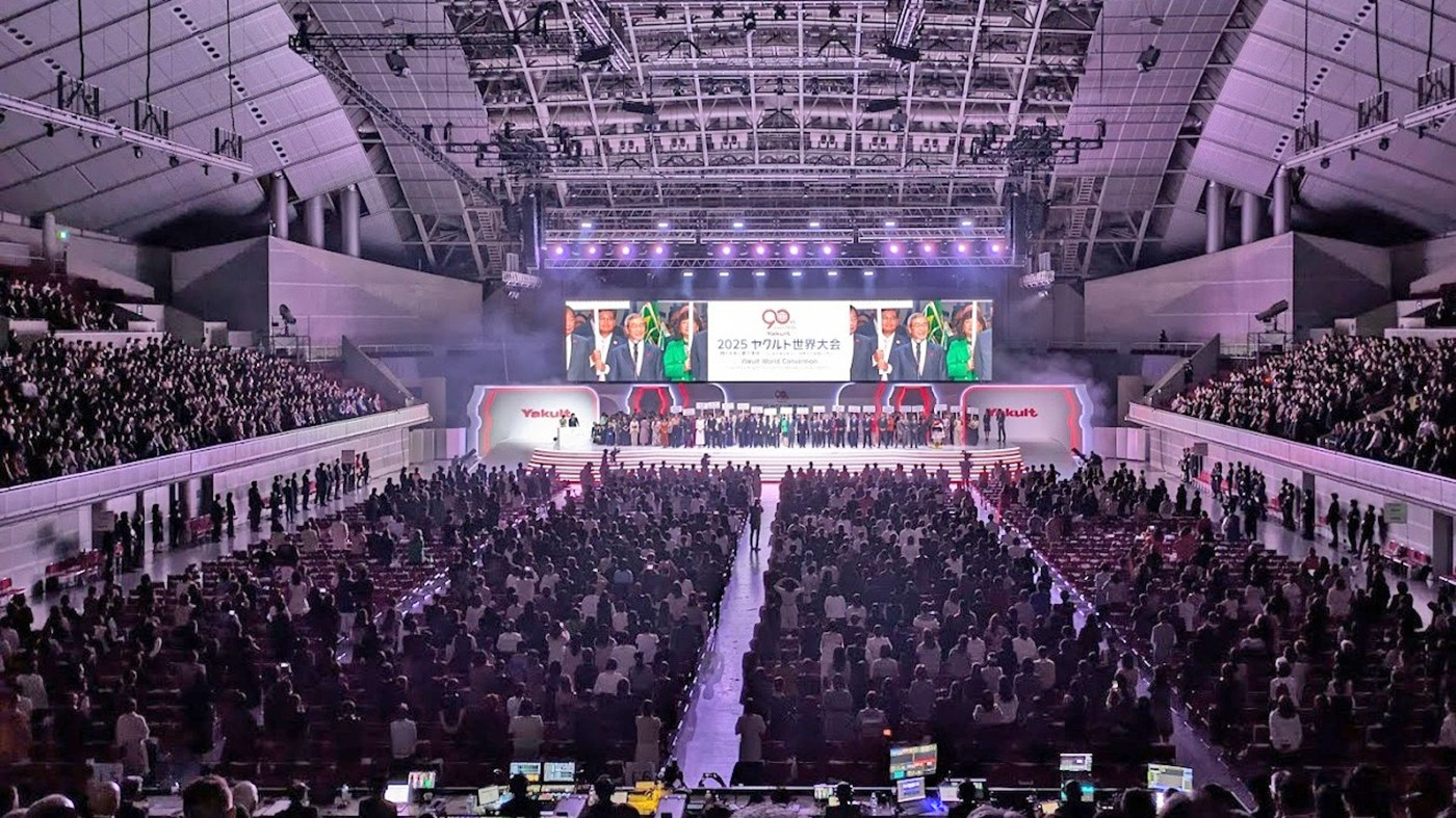 国内外から約3500人が参加したヤクルト世界大会