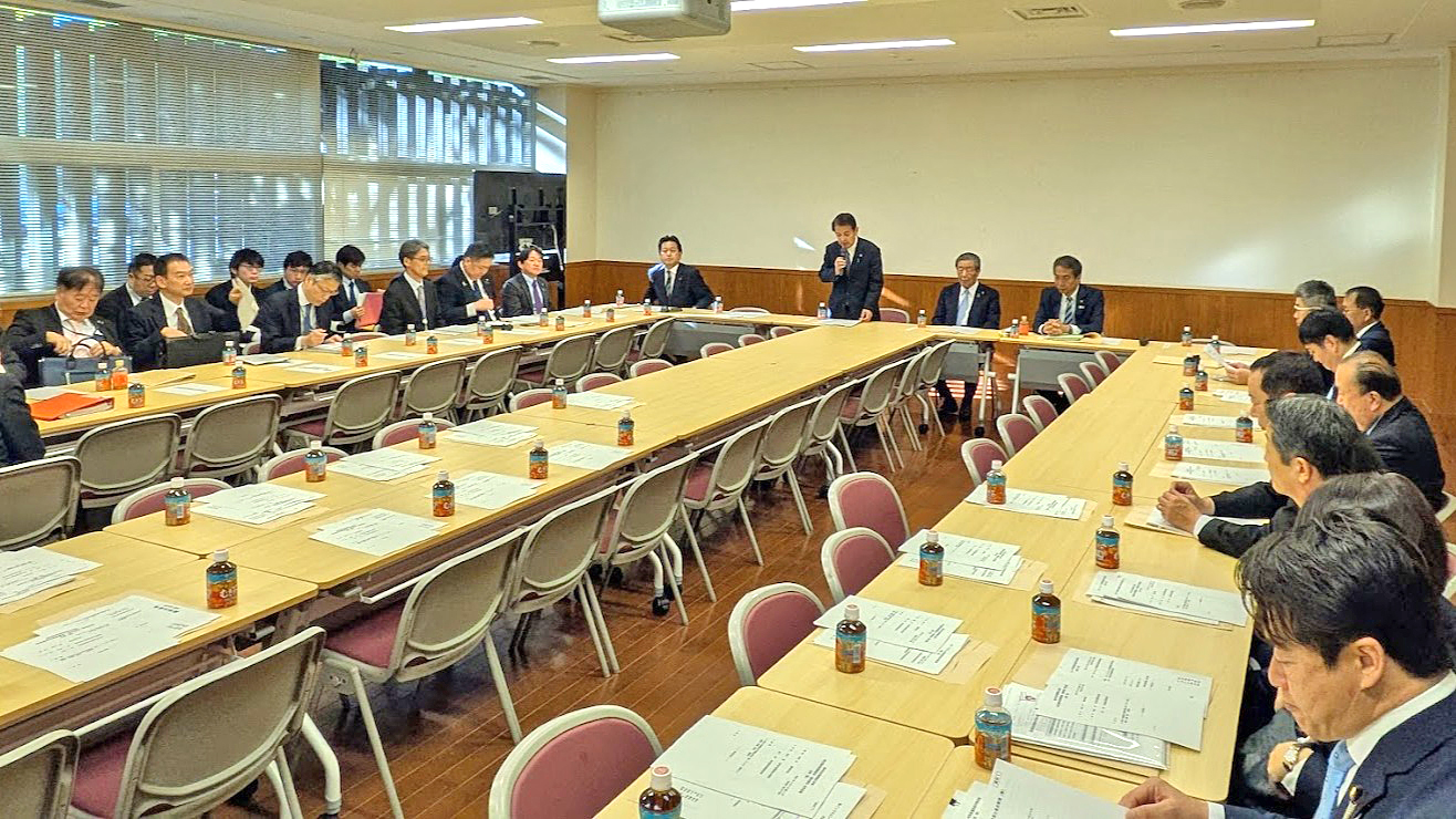 今年度補正予算を協議した21日の自民党農林合同会議