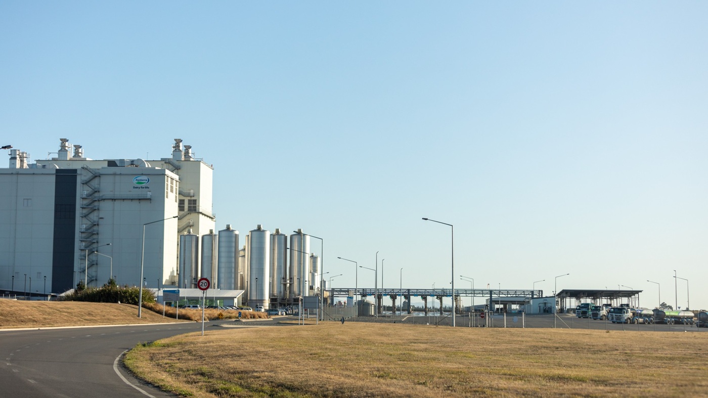 フォンテラのダーフィールド工場