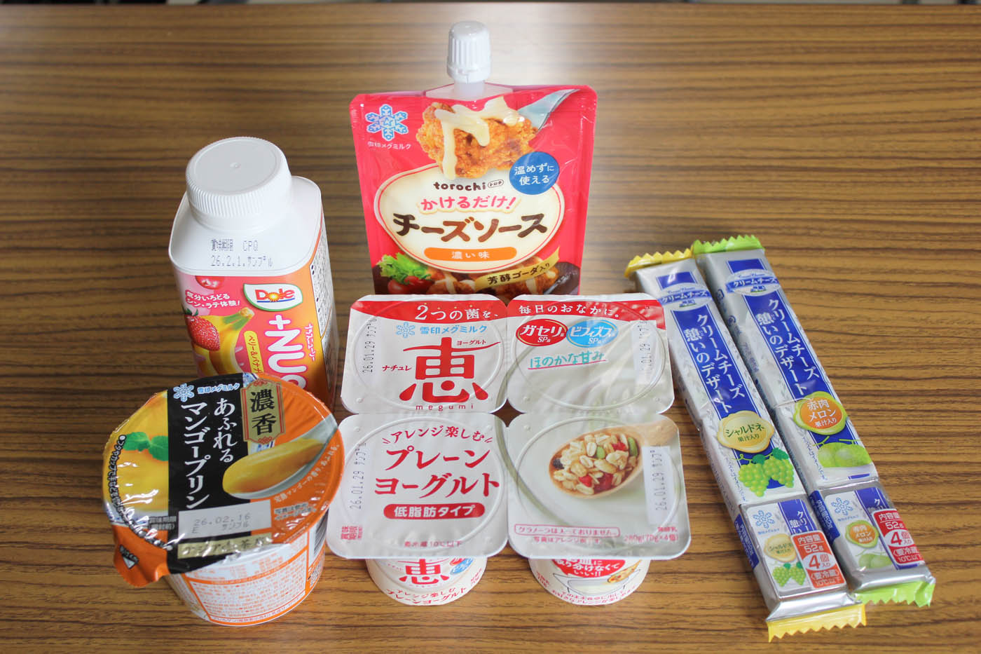 雪印メグミルクの2026年春の新商品と改良品の数々