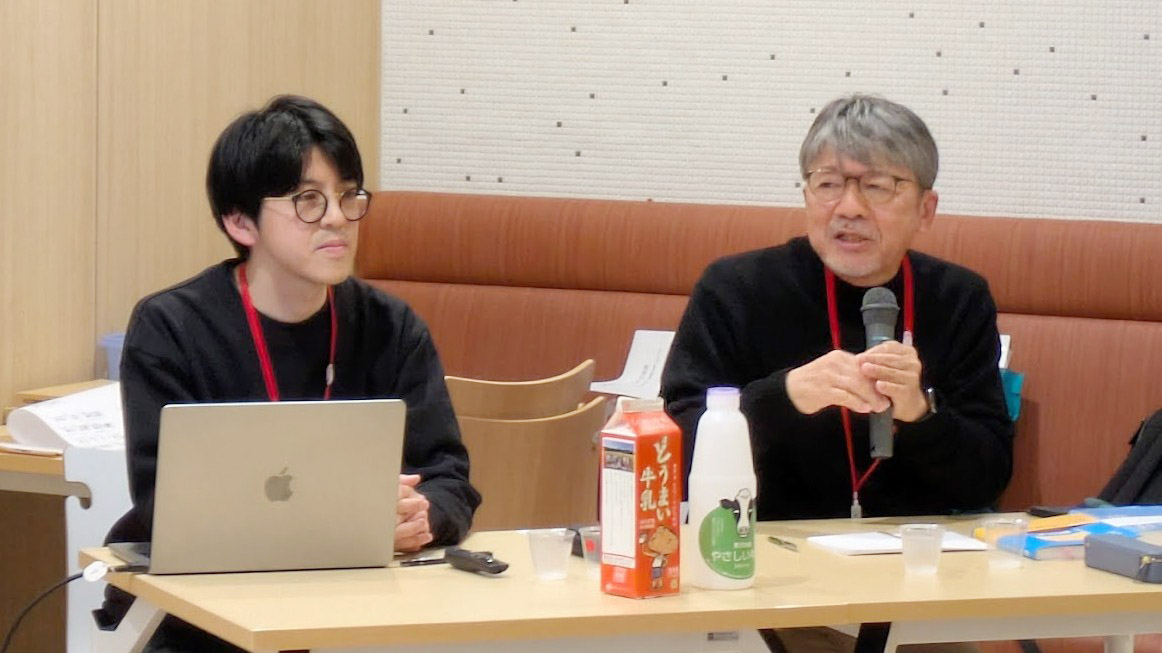 前田浩史さん（右）とミルクマイスターⓇ高砂さん