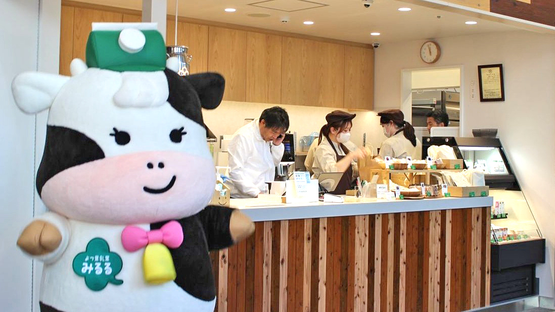 北農ビル1階にオープンしたミルクスポット