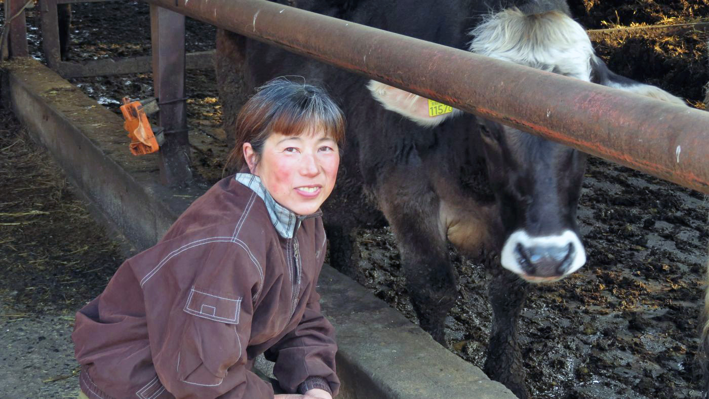 新得LFSを2期生として卒業し、新得町内で就農した西尾文生さん