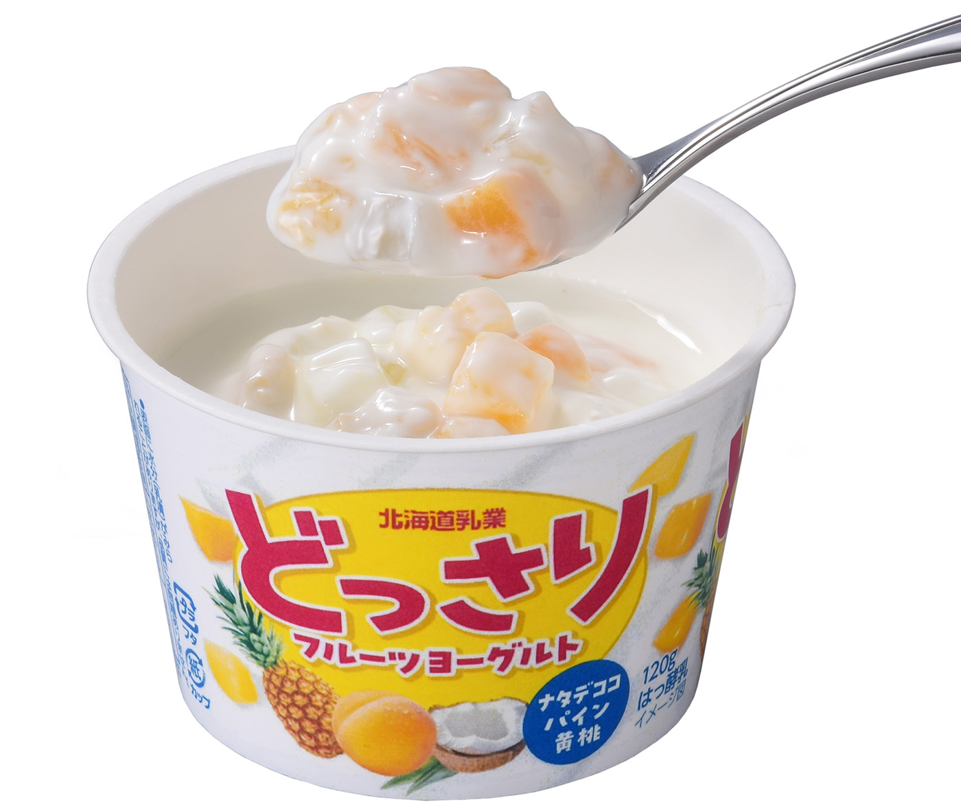 ひとさじごとに満足感が広がる「どっさりフルーツヨーグルト」