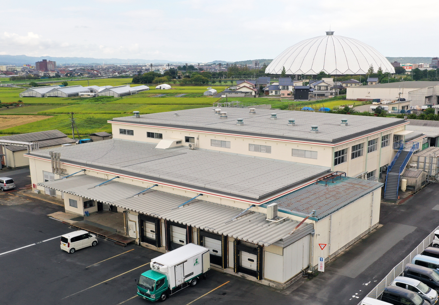 島根中酪の工場全景