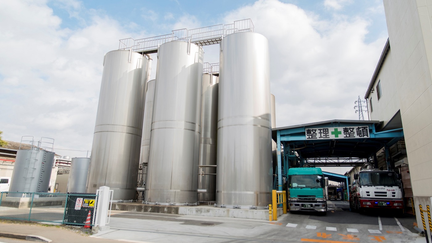需給調整を担う筑波乳業（茨城県石岡市）