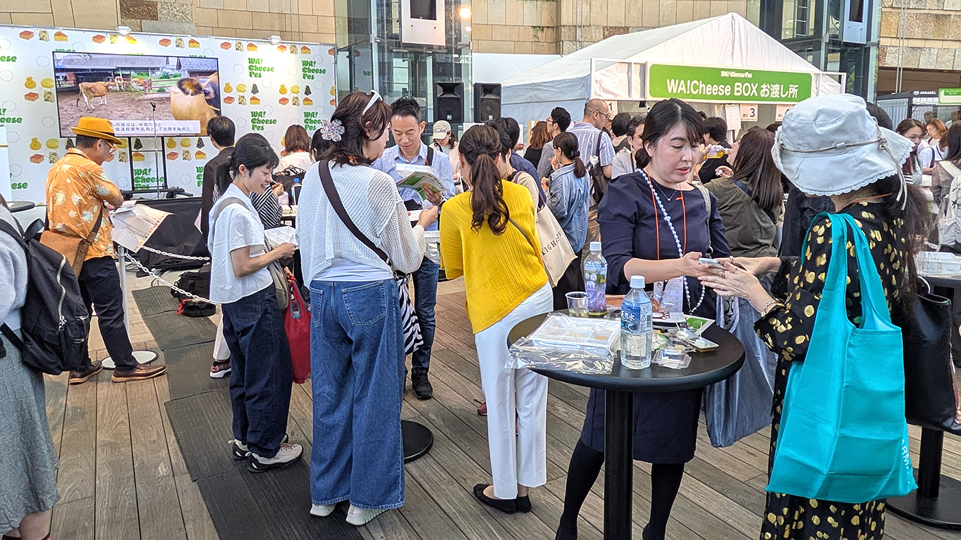 連日多くの人でにぎわった「WA! CHEESE FES」
