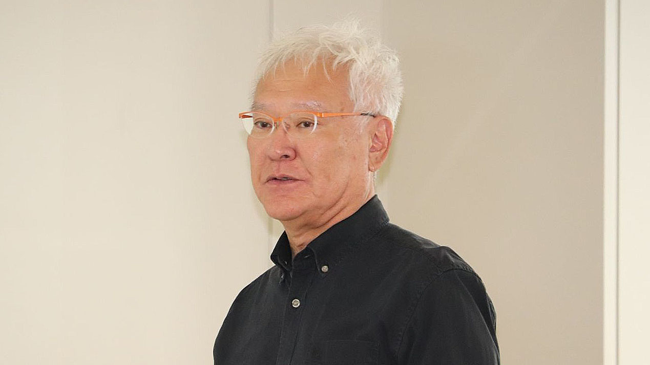 講演する大沼正人教授