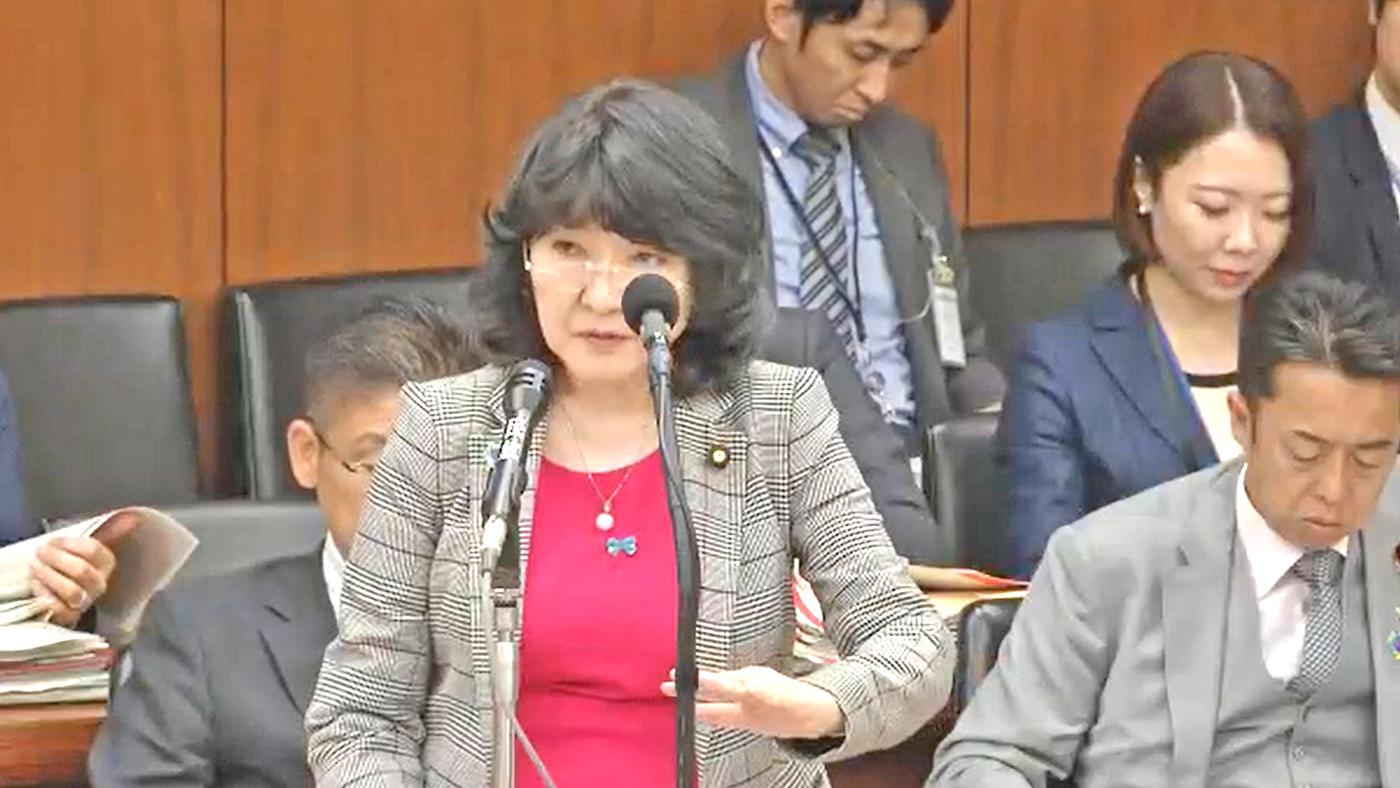 答弁する片山さつき財務大臣（衆議院ホームページより引用）