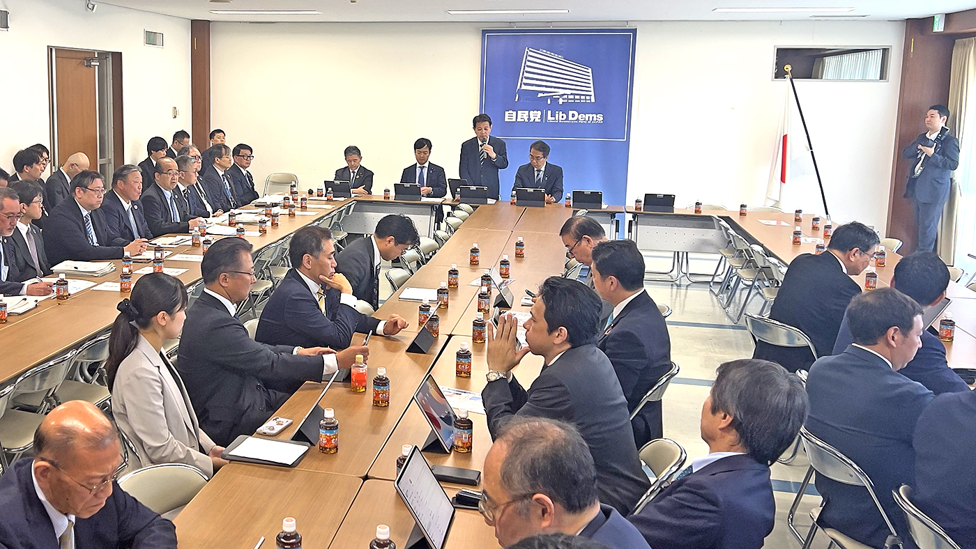 28日の自民党農林合同会議